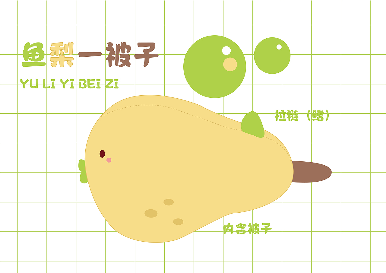 原创毛绒玩具设计《鱼梨在一起》版权发表声明（图ZMzMyNzg0MzUy） - IP形象 - 站酷设计师康少工作室原创素材 - 站酷ZCOOL