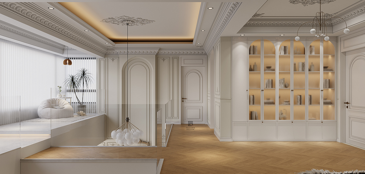 现代法式别墅,有人人羡慕的院子,坠入人间浪漫!