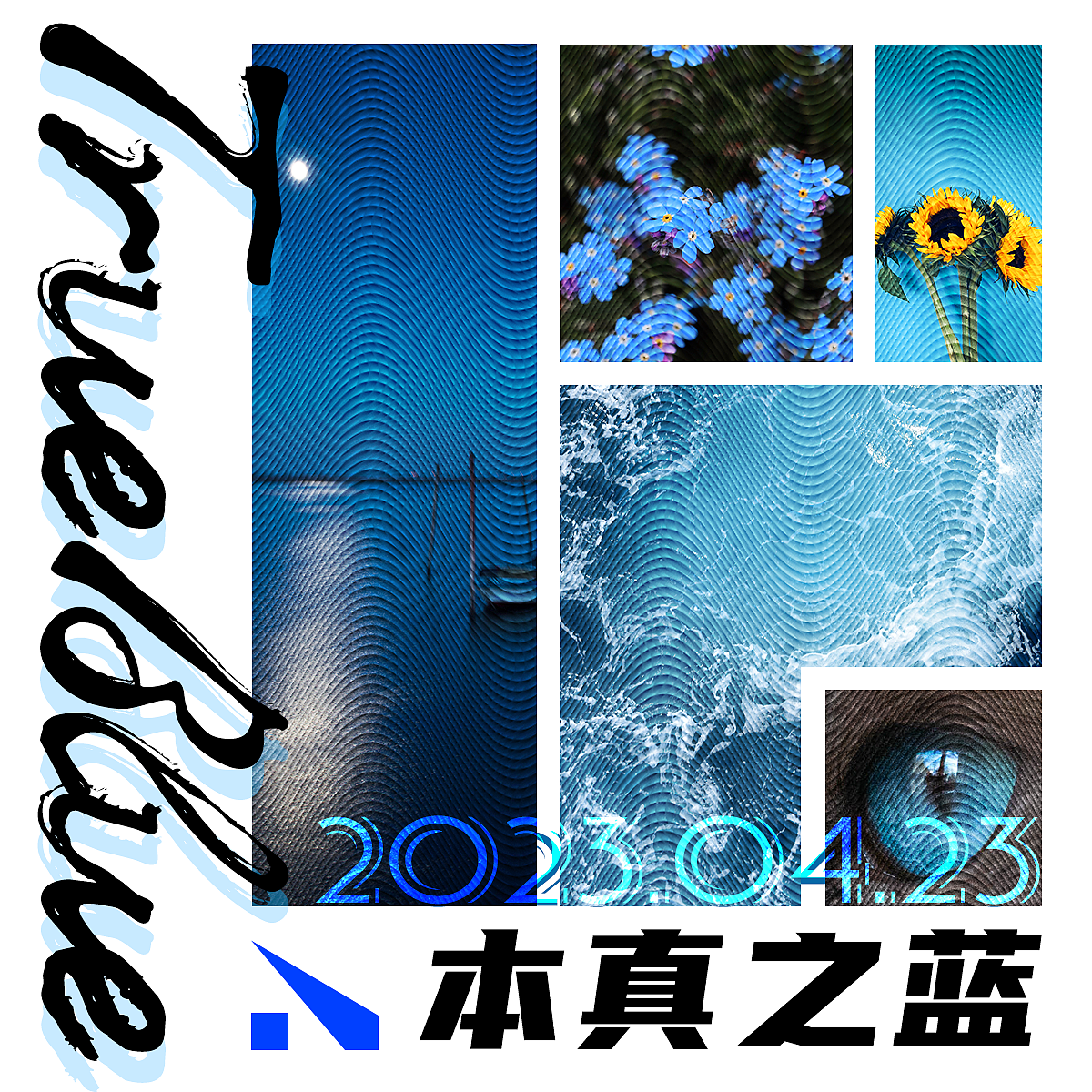 【第13天】雕版刻画风格-本真之蓝（图ZMzM4NDY1MzQ4） - 海报 - 站酷设计师谧雾原创素材 - 站酷ZCOOL