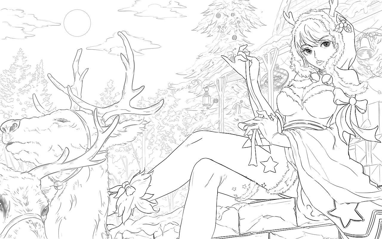 【王者荣耀.同人】圣诞恋歌 貂蝉