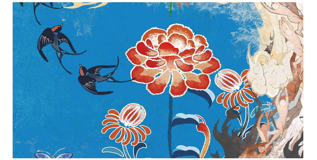 大足石刻·畢業(yè)設計·輪回圖插畫展示（圖ZMzYzMjc5MDM2） - 藝術插畫 - 站酷設計師糖漿糖酒原創(chuàng)素材 - 站酷ZCOOL