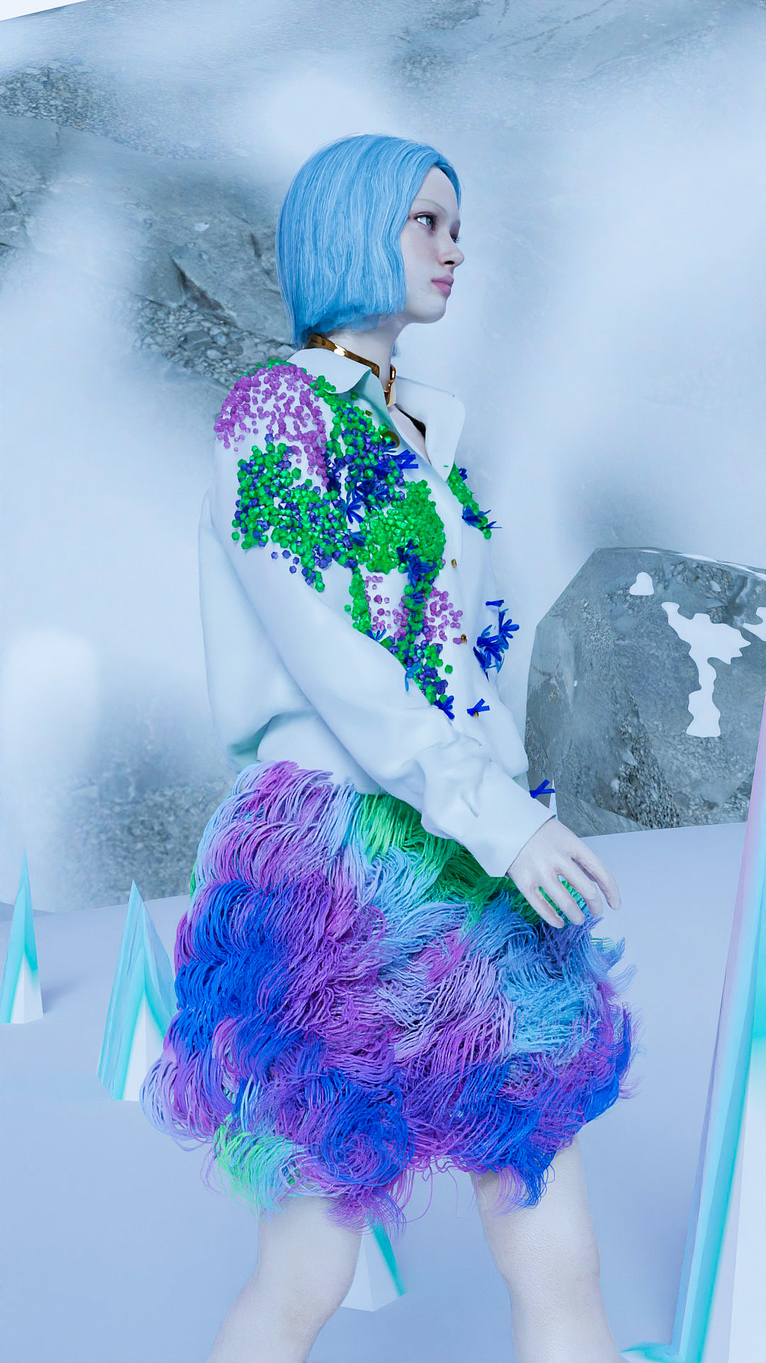 虚拟时尚 数字服装设计（图ZMzIzOTU3NDQ0） - 其他三维 - 站酷设计师绘有梦原创素材 - 站酷ZCOOL