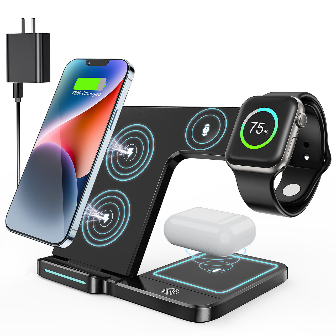 三合一无线充主图