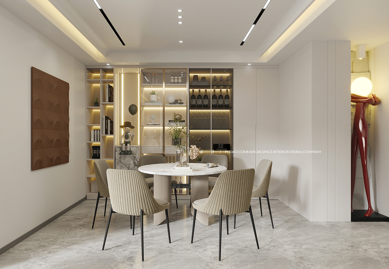 128㎡简约奶咖色，阳光里的婚房甜蜜生活