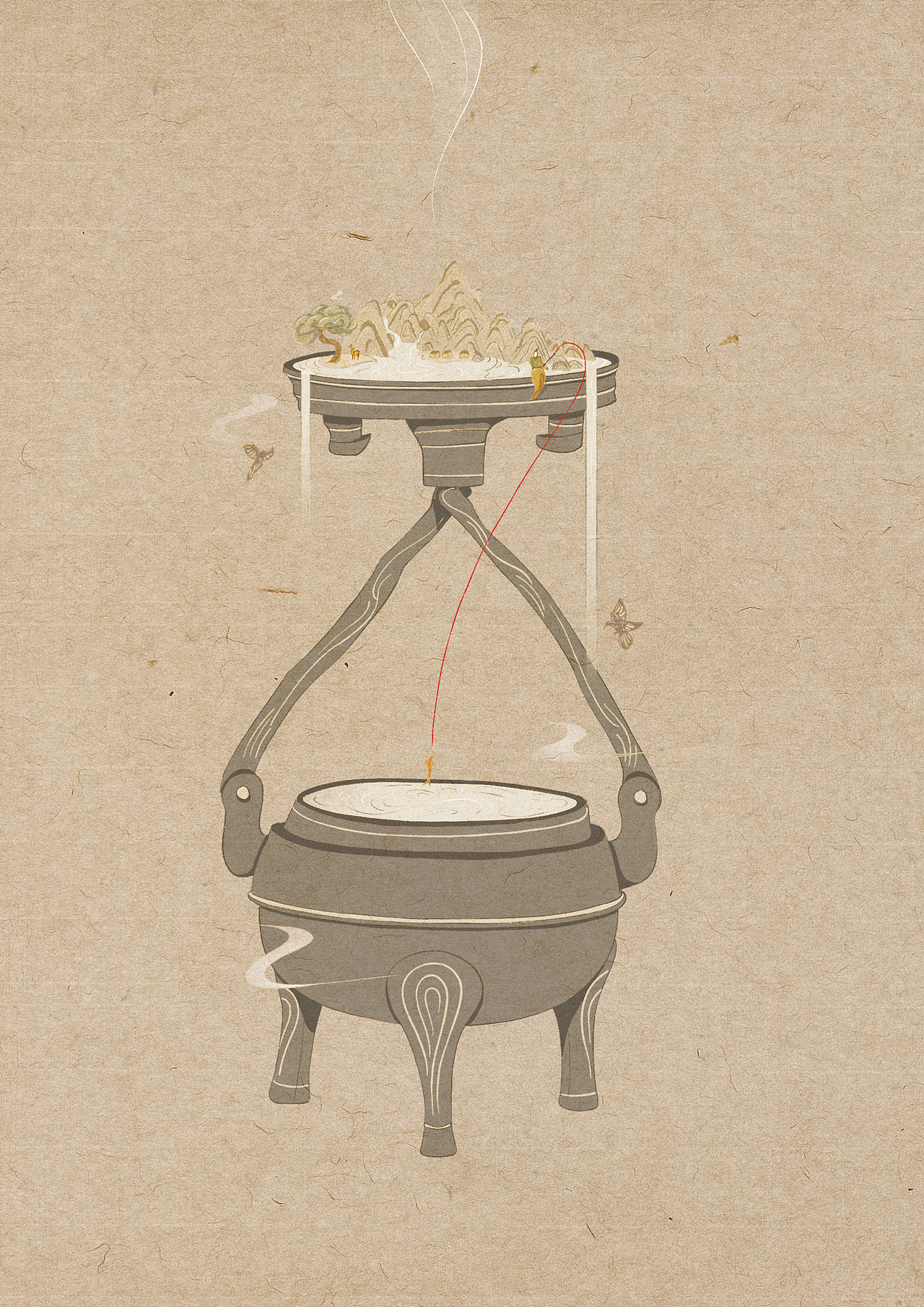 中华文物 | 文物系列 | 风格插画（图ZMzMzODc5Mzky） - 商业插画 - 站酷设计师Shawn李原创素材 - 站酷ZCOOL