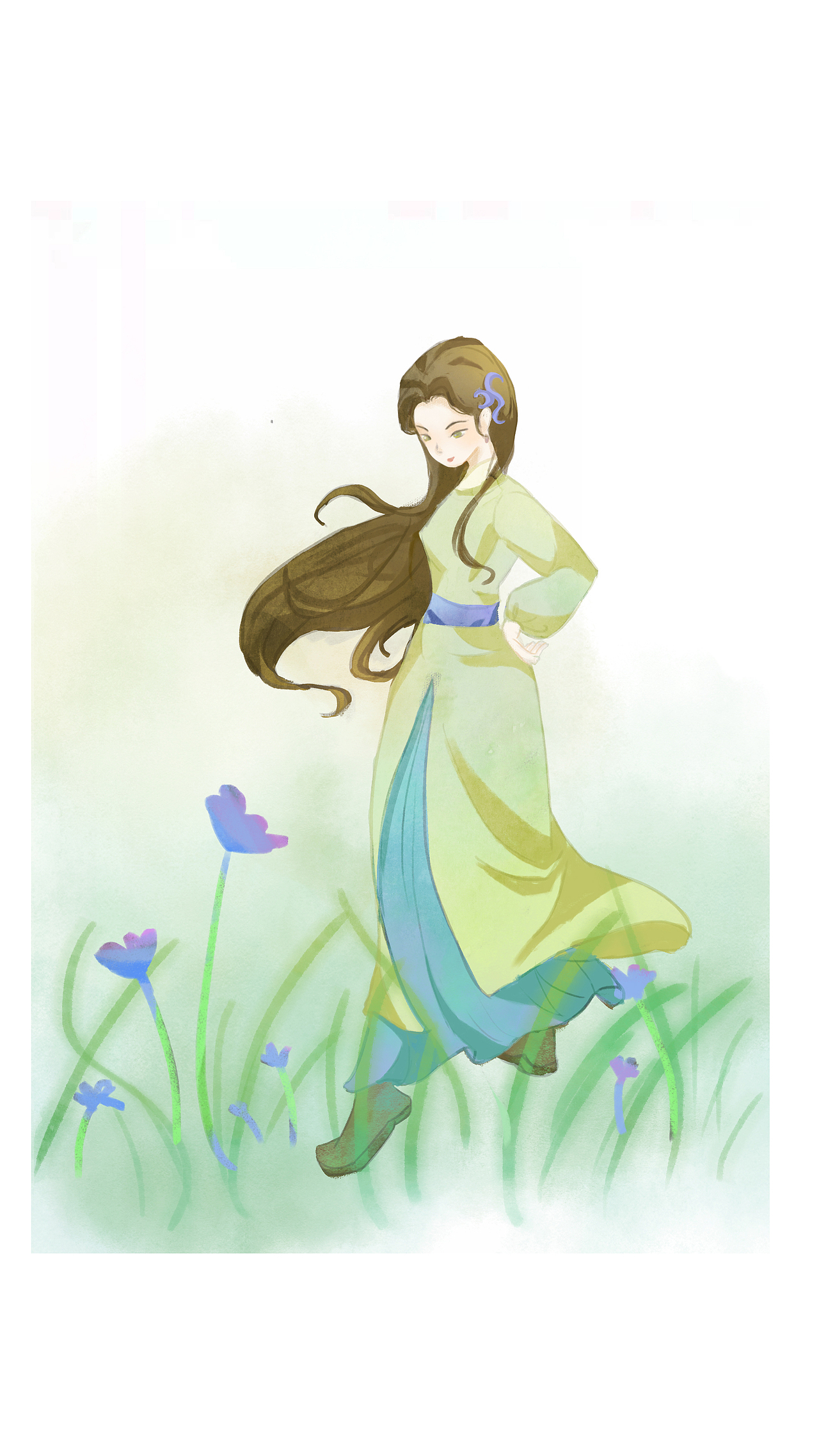 Day98 水彩人物（图ZMzI1MTI2NTI4） - 创作习作 - 站酷设计师一般般蓝原创素材 - 站酷ZCOOL