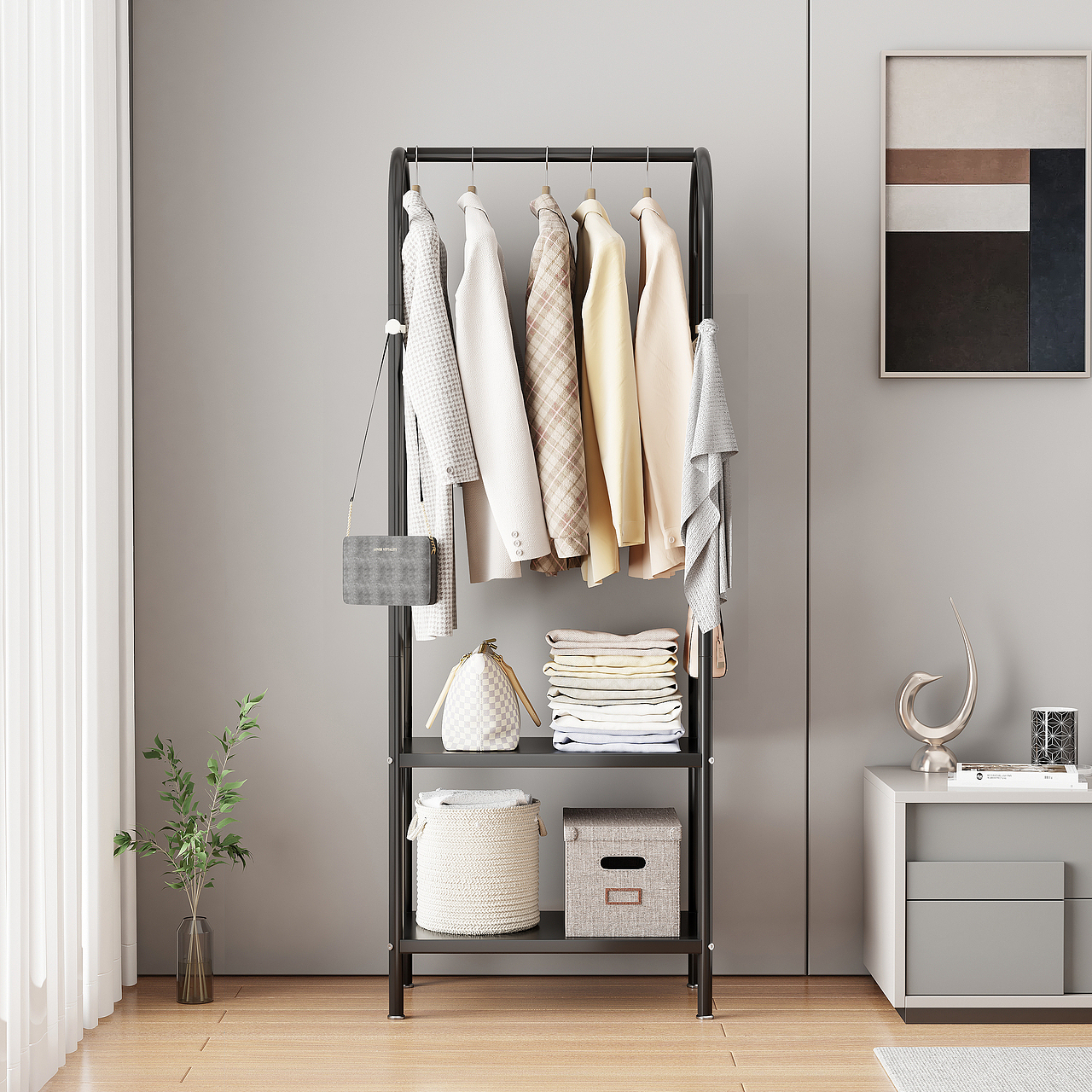 多款电商简易衣帽置物架合集