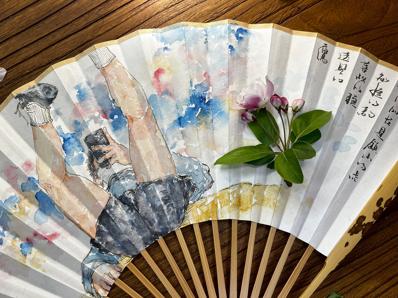 一把小扇（图ZMzcxMDUxMDky） - 绘画 - 站酷设计师甲辰小夏原创素材 - 站酷ZCOOL