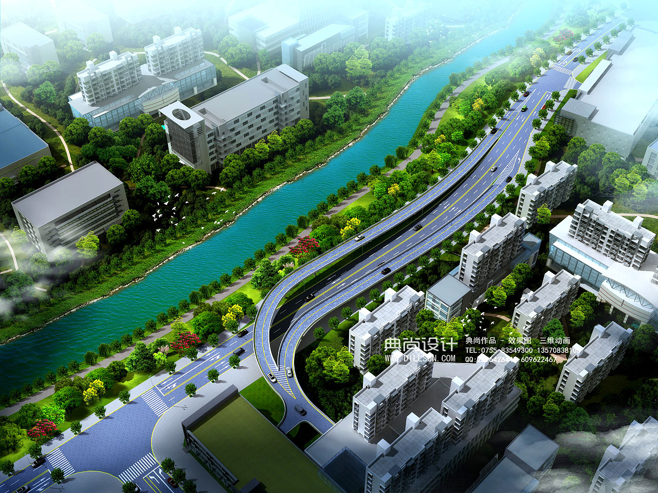 桥梁设计效果图