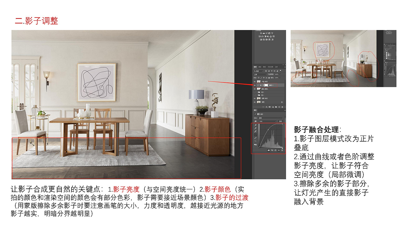 大型家具实拍+后期合成方法和思路