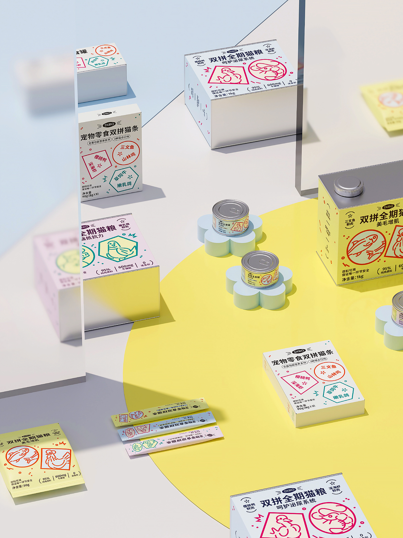DIBO | 宠物品牌 宠物食品系列包装设计(图ZMzUzNDc0NjQ4) - 包装 - 站酷设计师hello春天原创素材 - 站酷ZCOOL