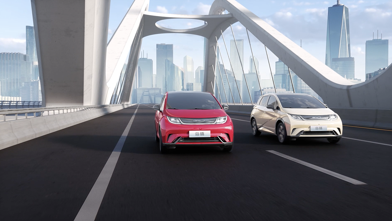 比亚迪海豚新款车型展示CG（图ZMzYyNDUzOTA0） - 动画/影视 - 站酷设计师ST_DN_Kevin原创素材 - 站酷ZCOOL