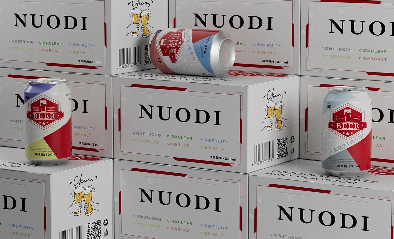 NUODI-啤酒包装设计