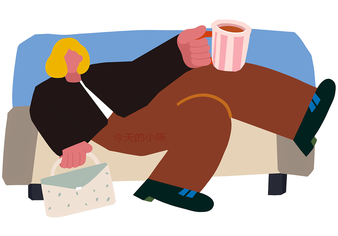 procreate插画｜咖啡自由日｜咖啡系列插画（图ZMzQ4NDIzODI4） - 艺术插画 - 站酷设计师今天的小陈原创素材 - 站酷ZCOOL