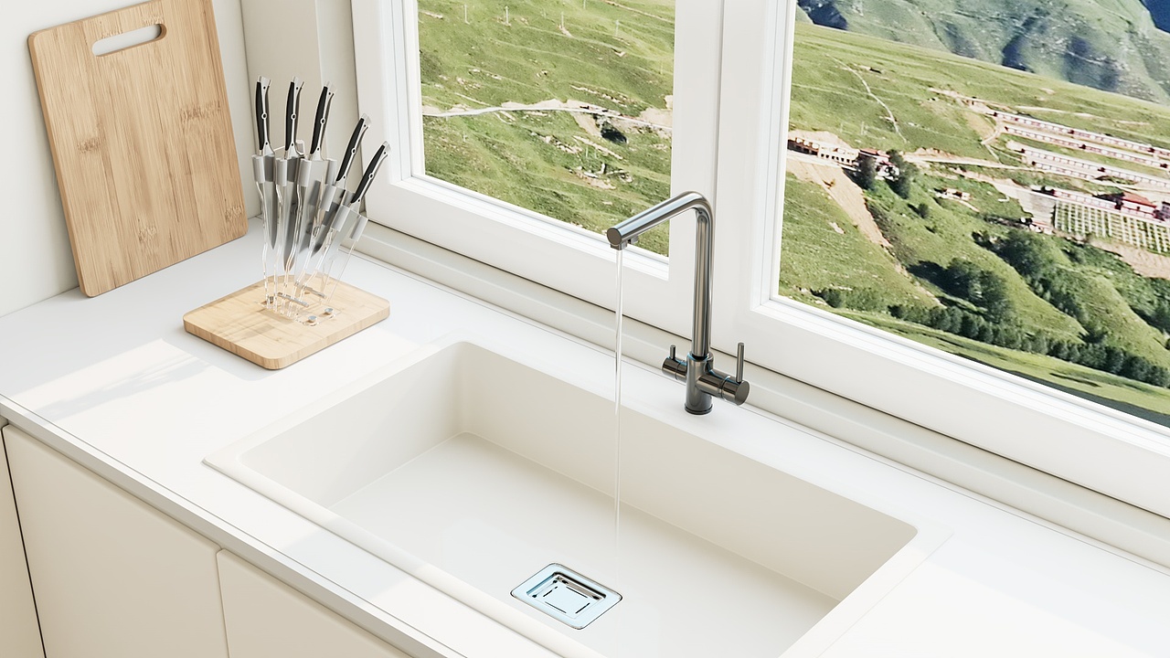 C4D厨房场景渲染动画