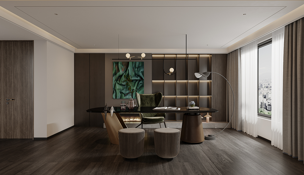 玖丨霸道与温柔共存（图ZMzExMTE3MjIw） - 家装设计 - 站酷设计师木梵空间设计表现原创素材 - 站酷ZCOOL