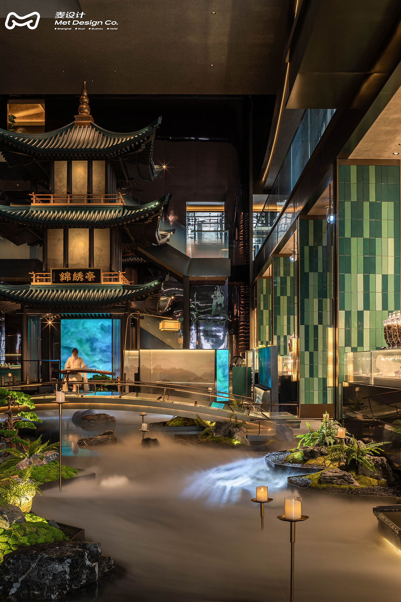 义乌婺州里·绣湖宴｜3000平沉浸式中式美学中餐厅