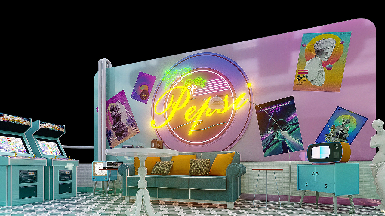 快闪店/网红/主题包装（图ZMzM0ODY3ODAw） - 建筑/空间 - 站酷设计师城城王原创素材 - 站酷ZCOOL