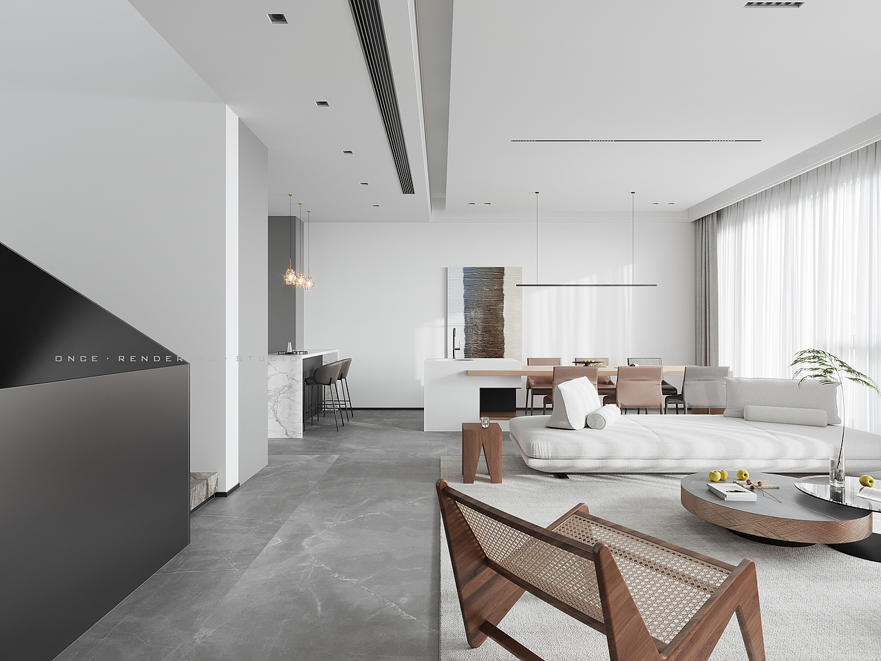 苏和雅集 · Rendering（图ZMzA5NjYwMDc2） - 家装设计 - 站酷设计师JANE______原创素材 - 站酷ZCOOL