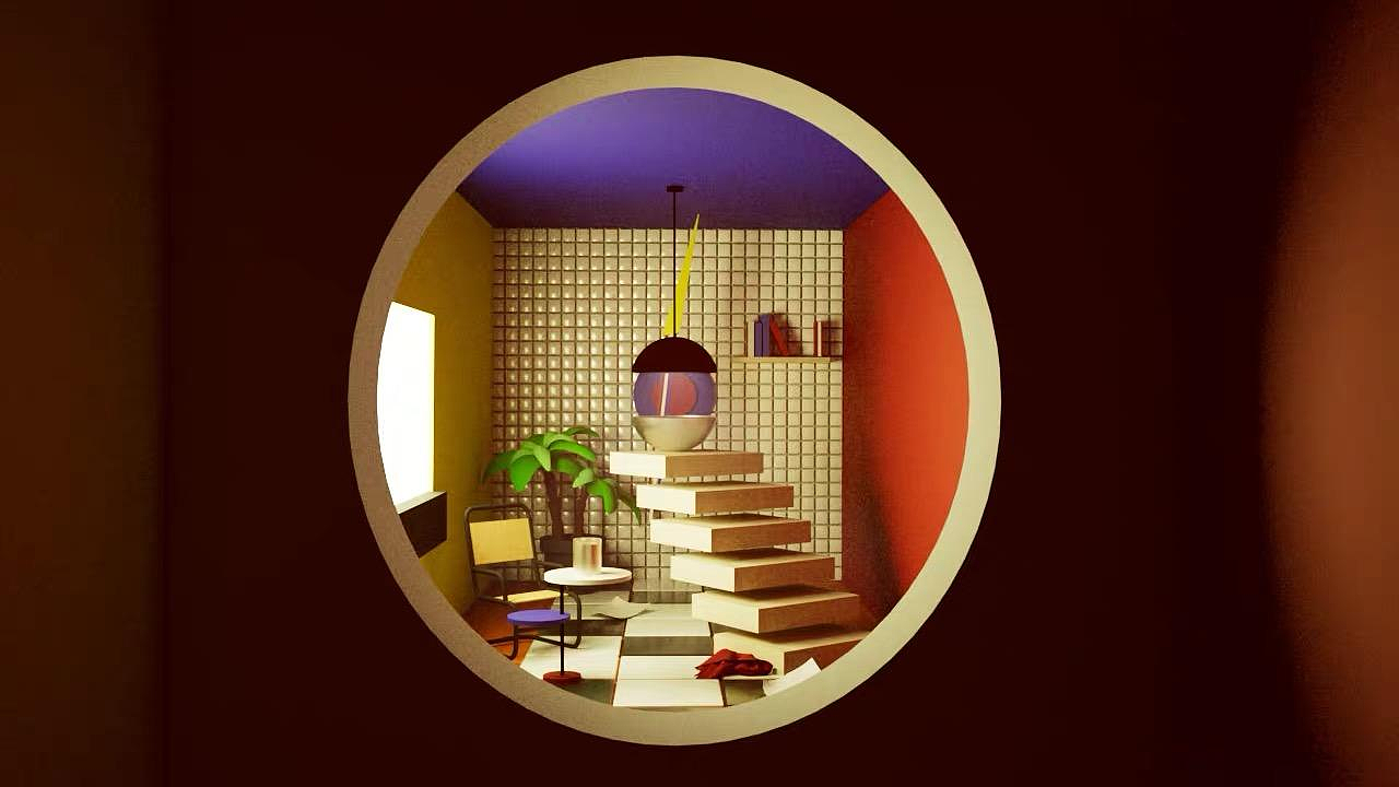 【C4D场景建模动画】包豪斯之梦（图ZMzU2MTQwMDY4） - 场景 - 站酷设计师AvaKyros原创素材 - 站酷ZCOOL