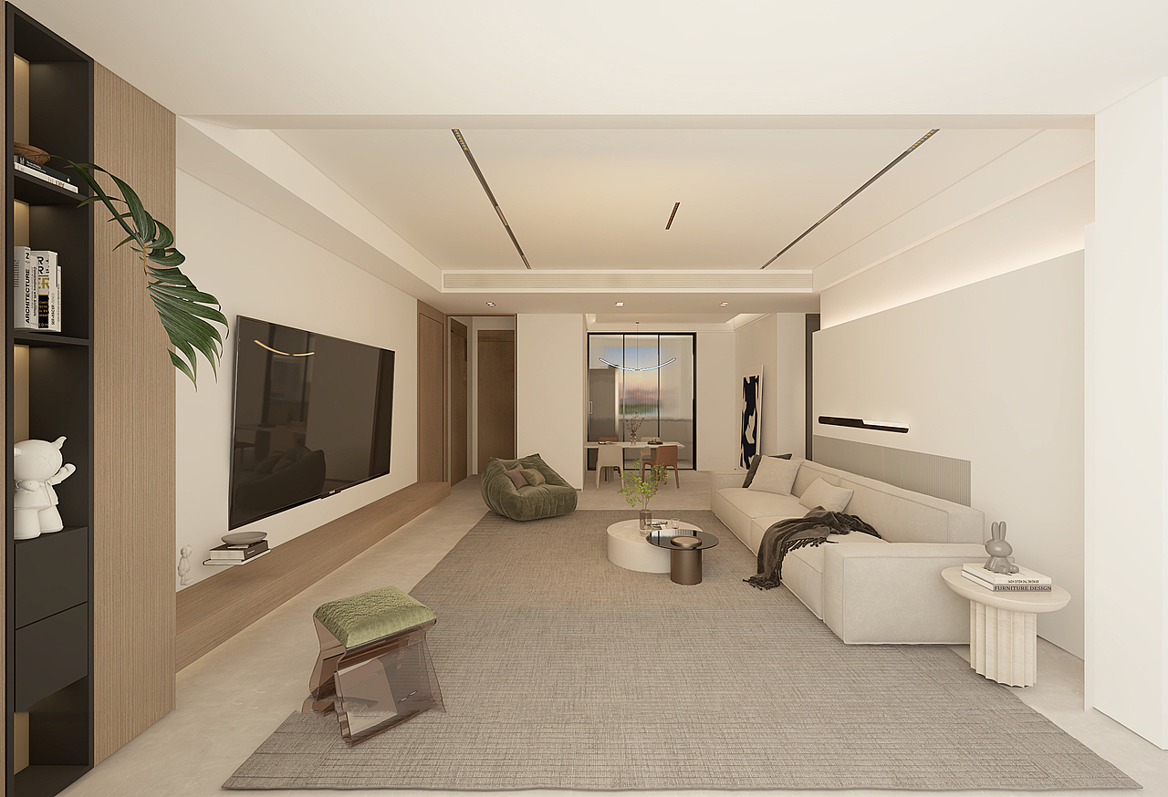 济宁中玮名门134平装修效果图（图ZMzY5ODQxMDAw） - 家装设计 - 站酷设计师济宁装修效果图原创素材 - 站酷ZCOOL