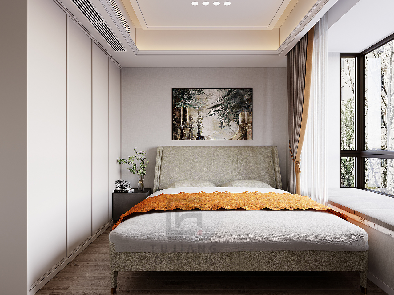 现代轻奢风设计|整体温情优雅而高级