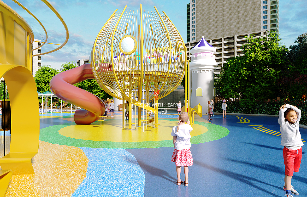 V8空间表现 | 儿童水上乐园设计