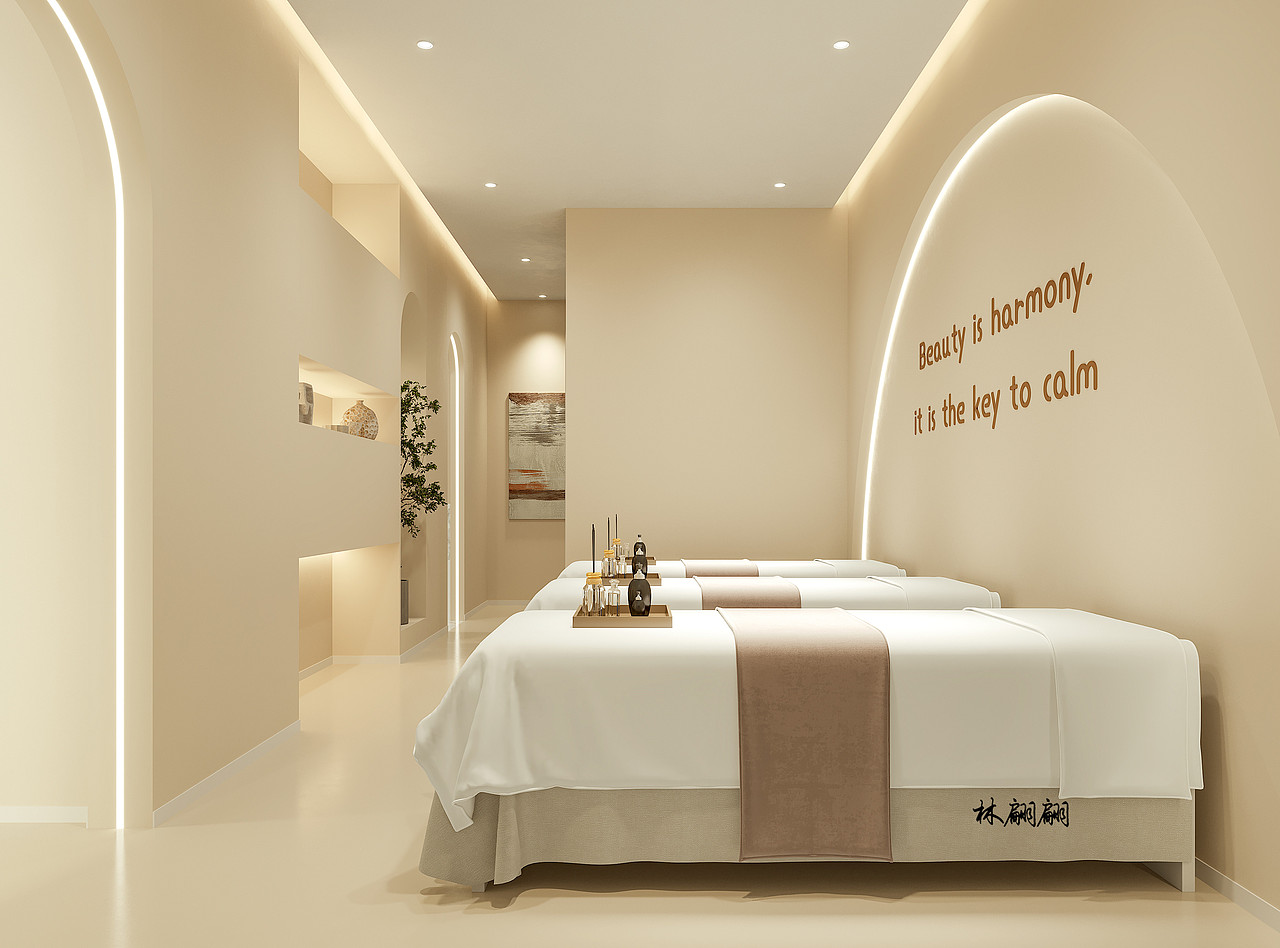 奶油艺术风|营造舒适的美容院