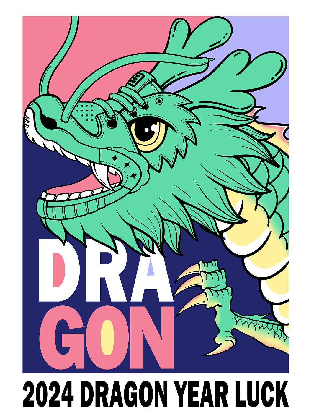 鞋子龙（图ZMzU2MDU3NjUy） - 新锐潮流插画 - 站酷设计师潮乐门原创原创素材 - 站酷ZCOOL