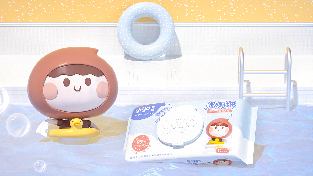 石开设计 | 湿厕纸湿巾品牌&包装设计