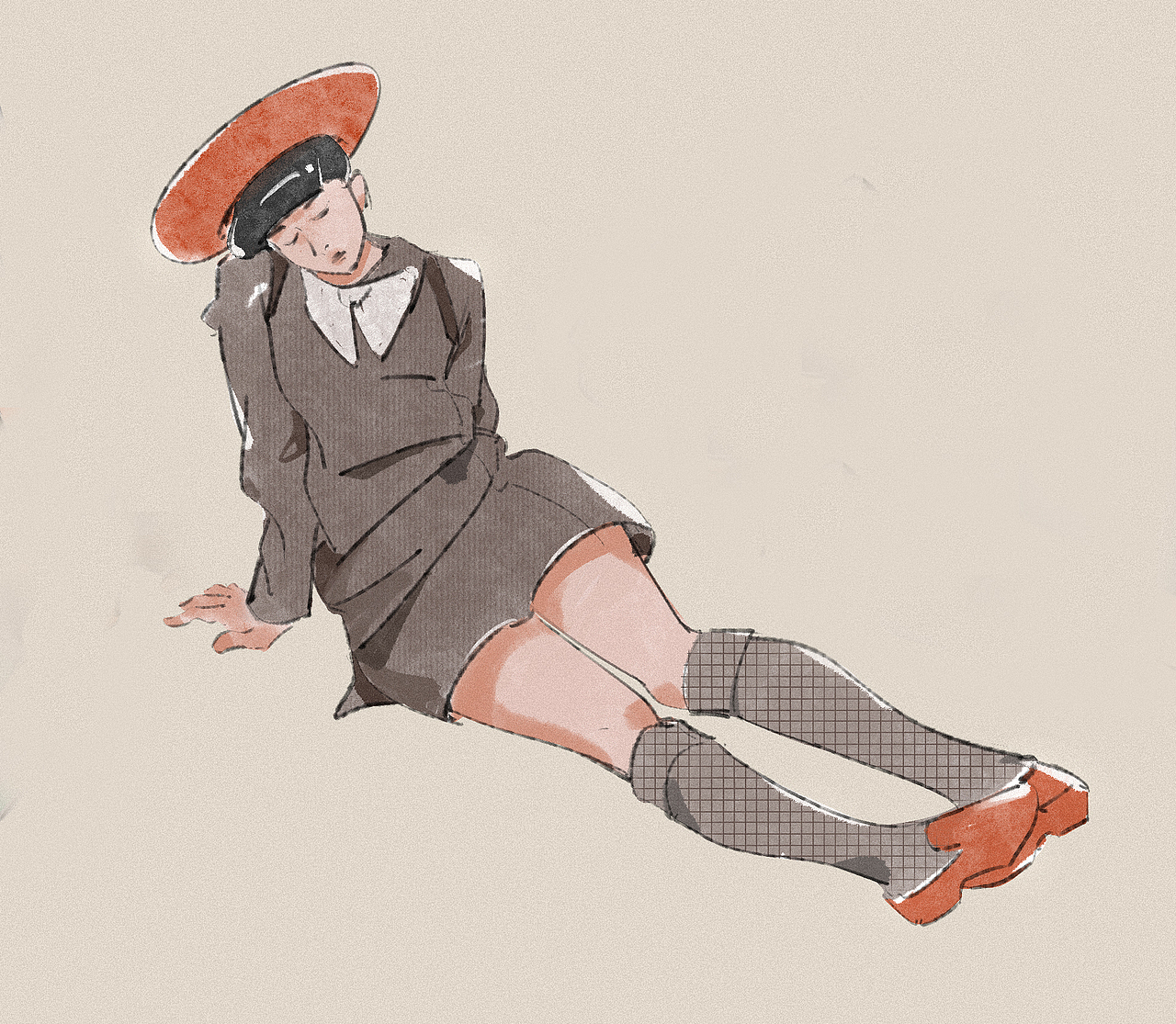 【人物隔日涂】101-172（图ZMzI2OTg5NDI0） - 创作习作 - 站酷设计师黑羊呀原创素材 - 站酷ZCOOL