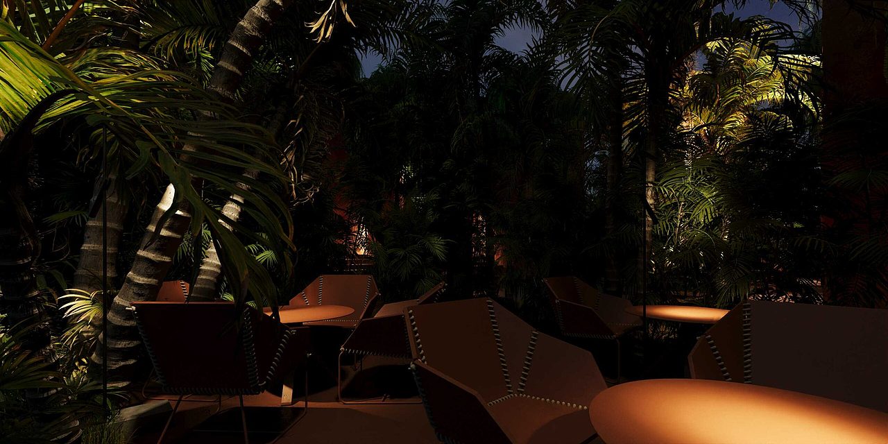 藏身在雨林的餐廳