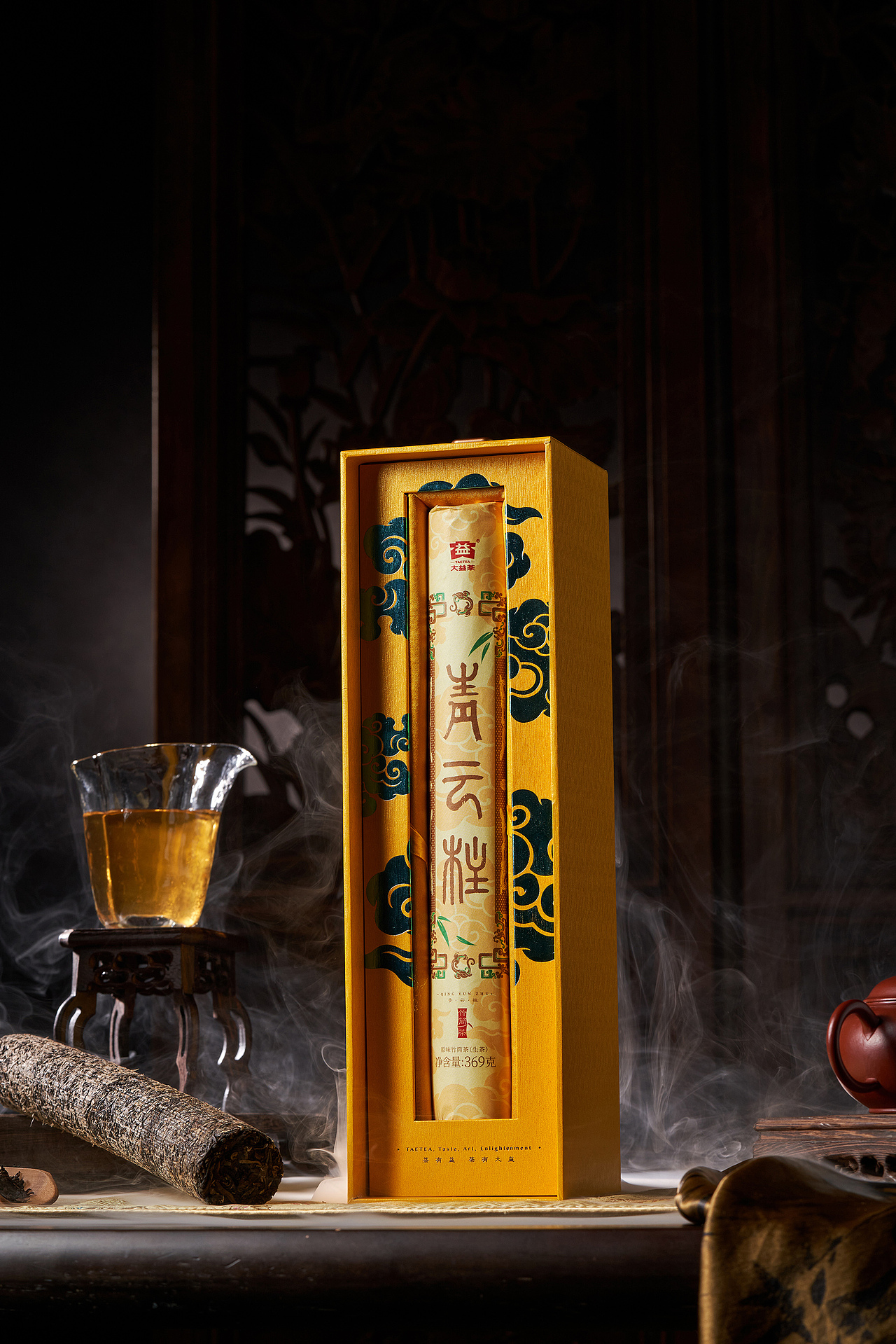 大益普洱茶·青云柱产品包装（图ZMzcwNTIyMzMy） - 包装 - 站酷设计师TEADesign原创素材 - 站酷ZCOOL
