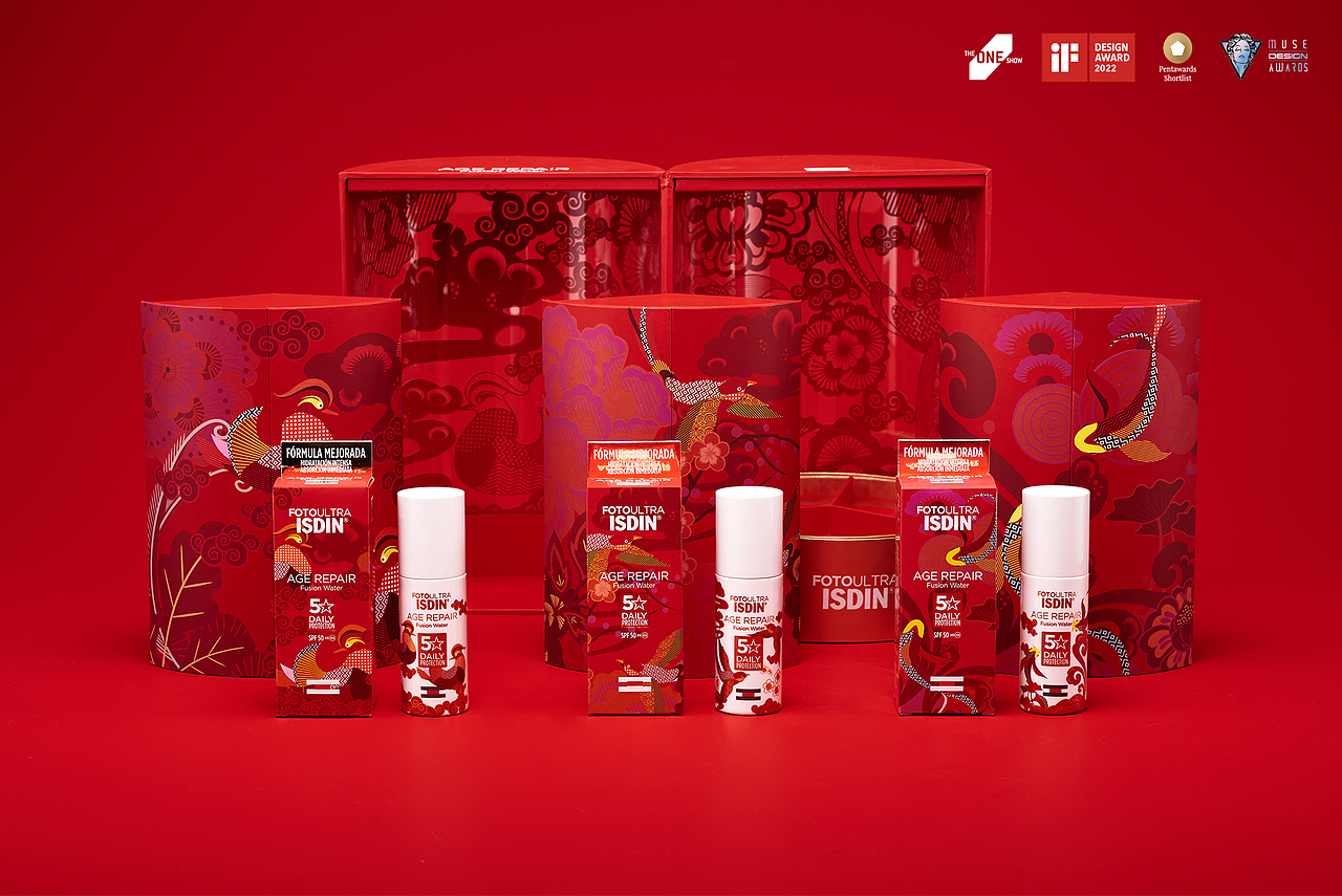 ISDIN——新春限定款包装设计（图ZMzA2MjIyOTIw） - 包装 - 站酷设计师KEEPINTOUCH原创素材 - 站酷ZCOOL