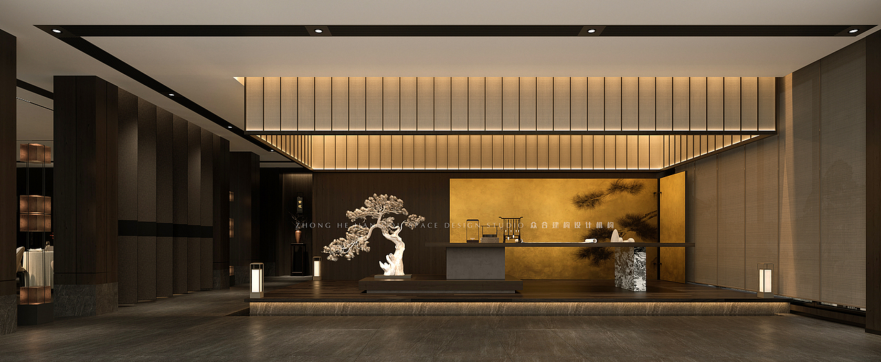 众合建构｜陌槿中餐厅（图ZMzM5OTUyMDQ4） - 商业空间设计 - 站酷设计师众合建构设计机构原创素材 - 站酷ZCOOL