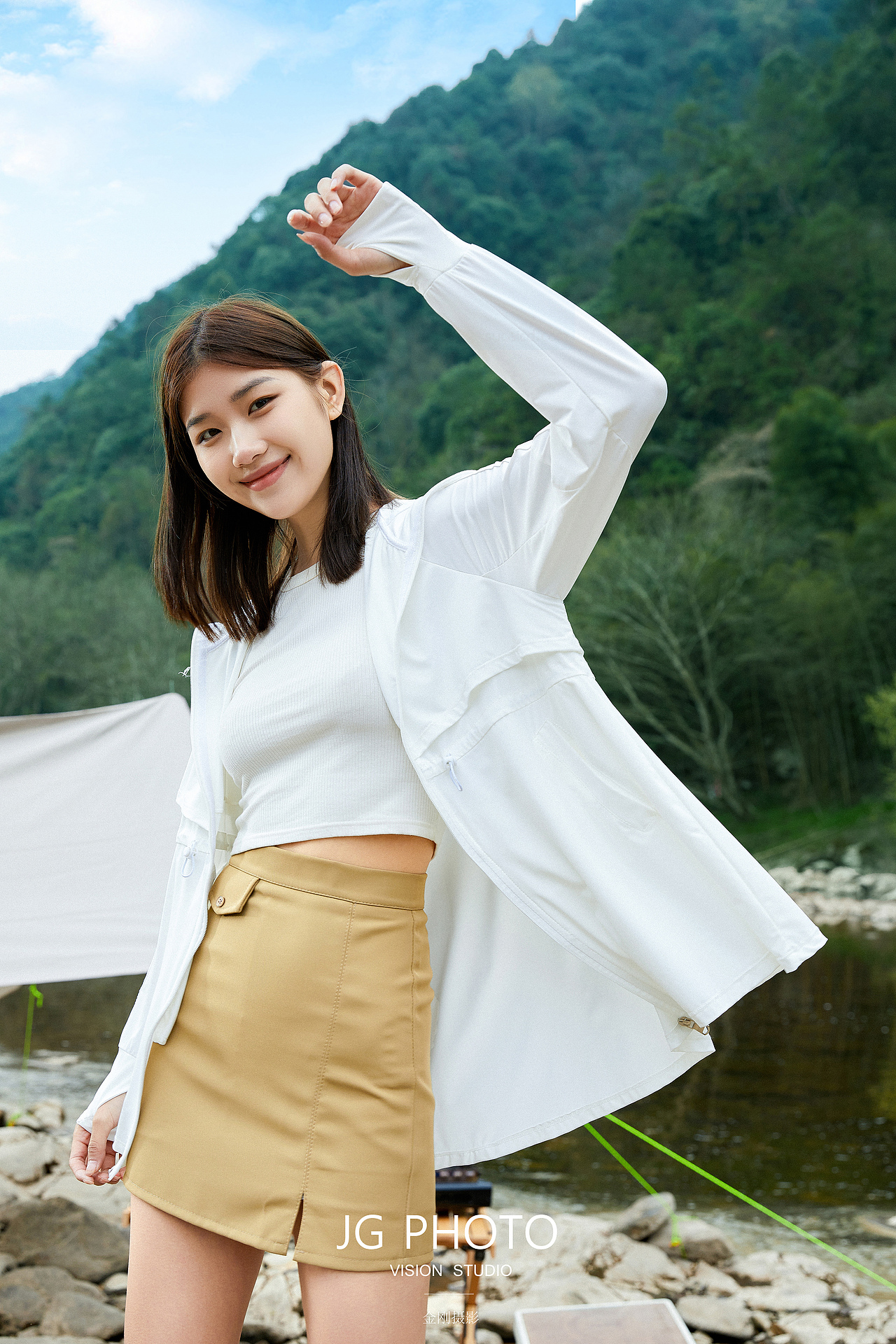 户外防晒衣拍摄