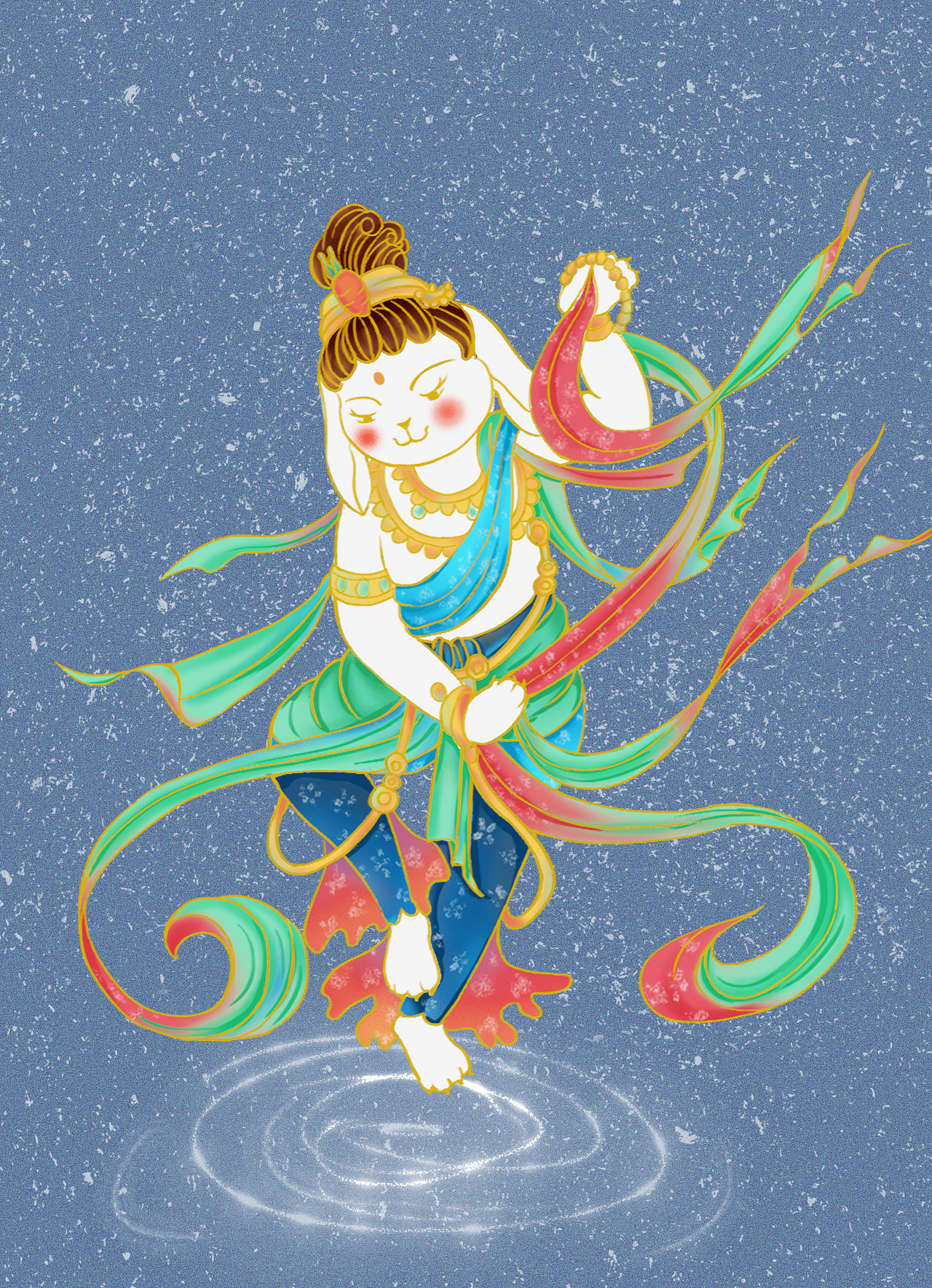 敦煌兔子（图ZMzI5MTQzMTIw） - 创作习作 - 站酷设计师ali314原创素材 - 站酷ZCOOL