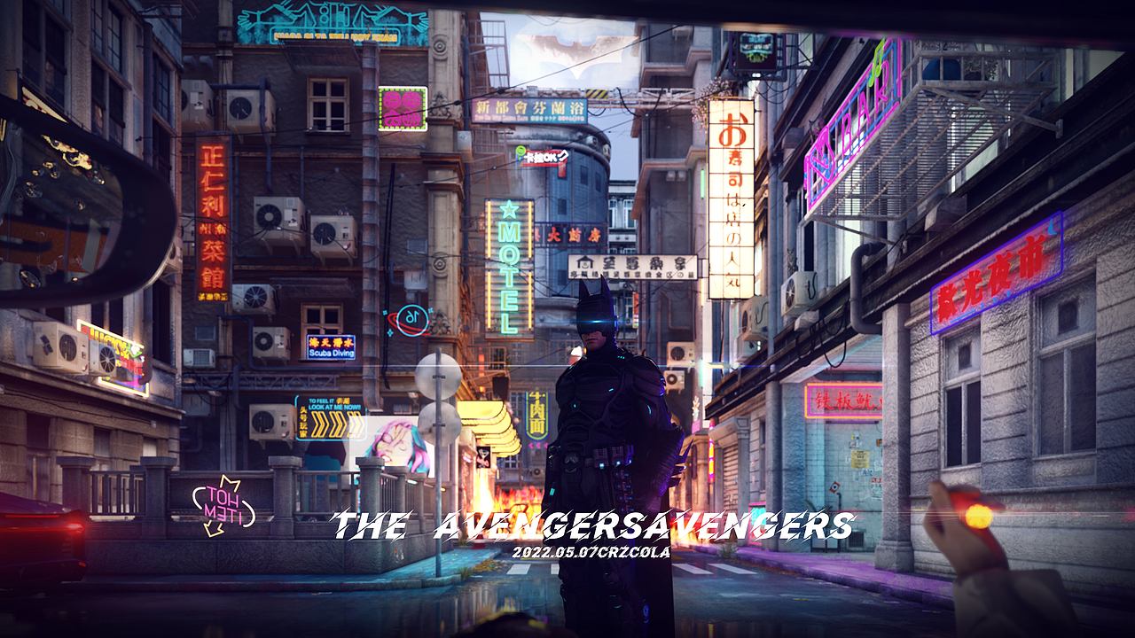 赛博朋克蝙蝠侠-阿卡姆骑士（图ZMzAwOTAwODky） - 动画/影视 - 站酷设计师crzcola原创素材 - 站酷ZCOOL