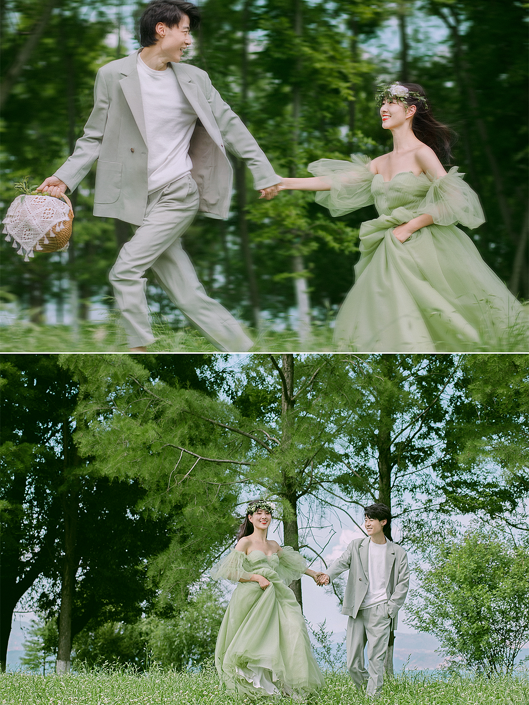 森系婚纱照