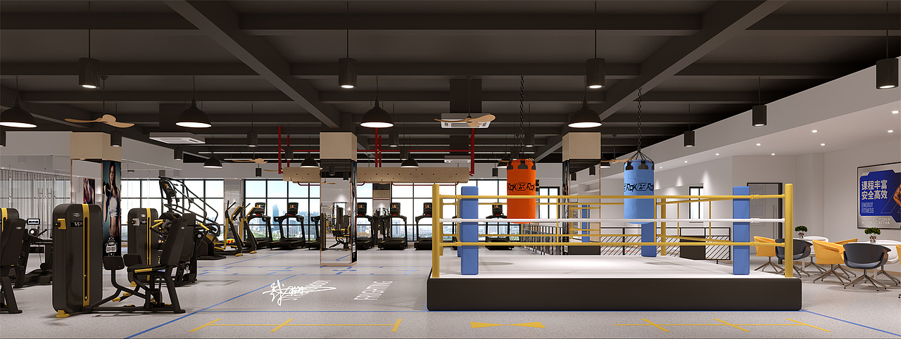 健身房设计||生命不息，运动不止
