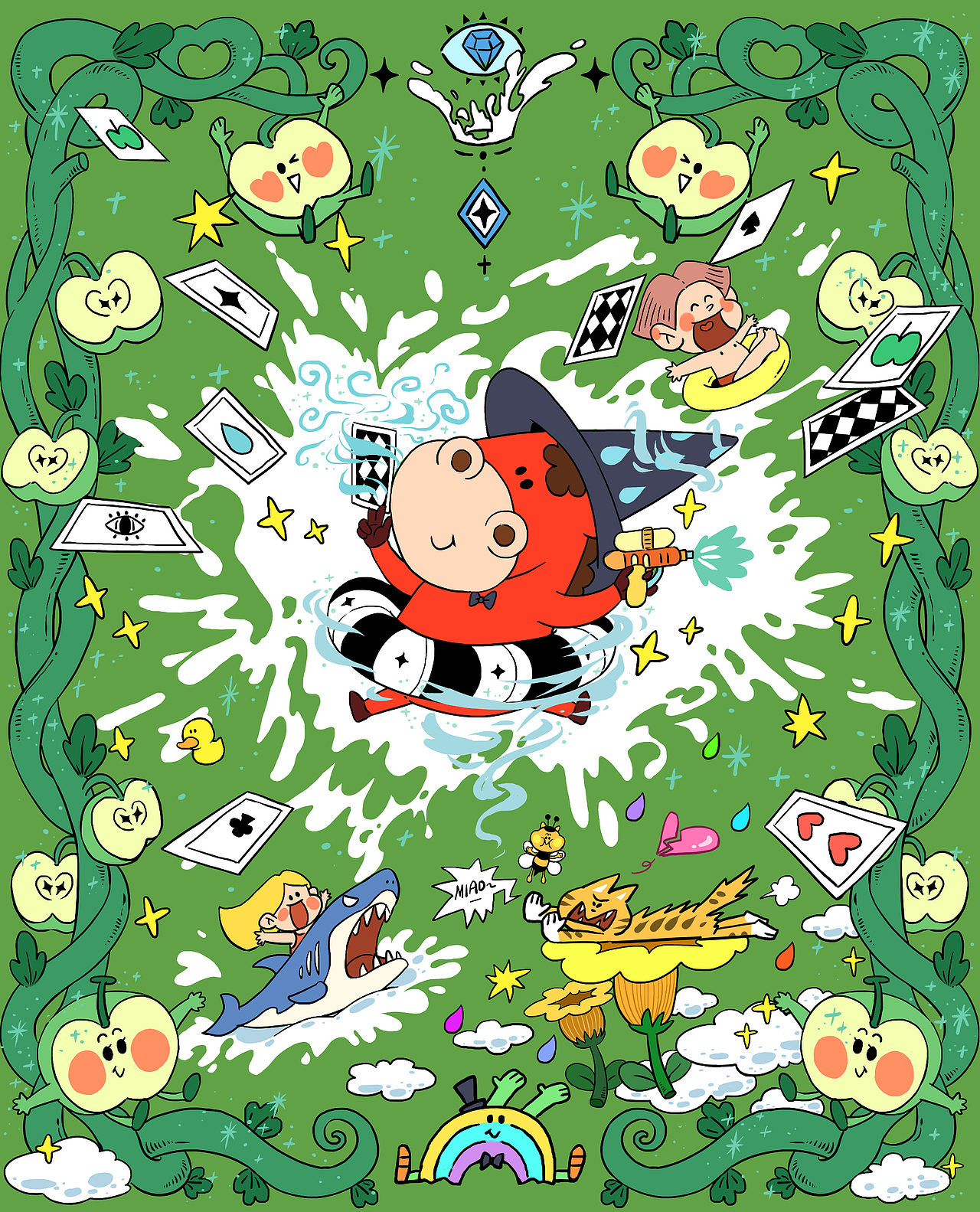 魔法小马（图ZMzY2Njg1NDI4） - 艺术插画 - 站酷设计师吕小马原创素材 - 站酷ZCOOL