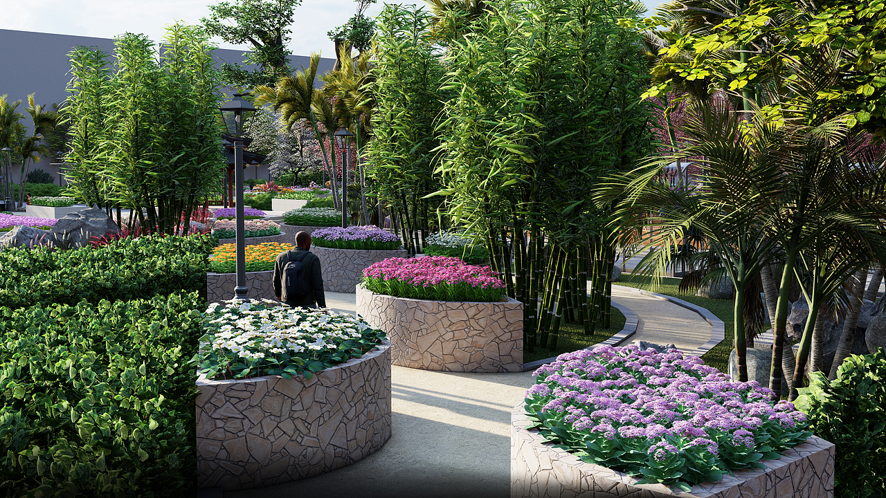 中式/欧式/城市公园（图ZMzAzNDU0OTcy） - 景观设计 - 站酷设计师三更尽原创素材 - 站酷ZCOOL