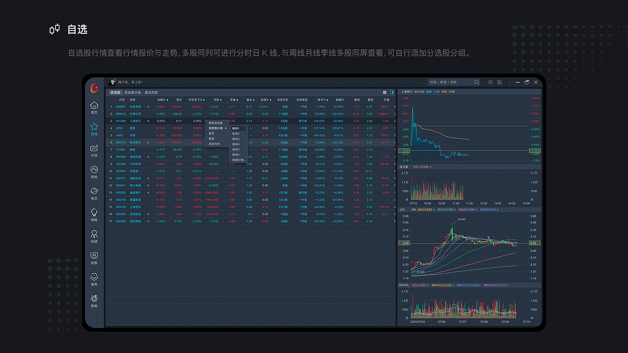 证券金融PC系统