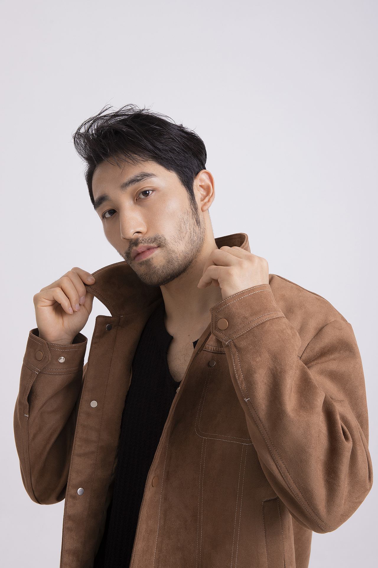 男装拍摄 白底图