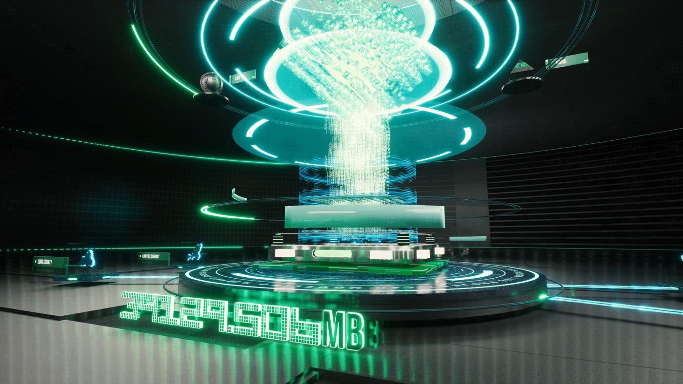 虚幻5数据汇聚可视化场景设计