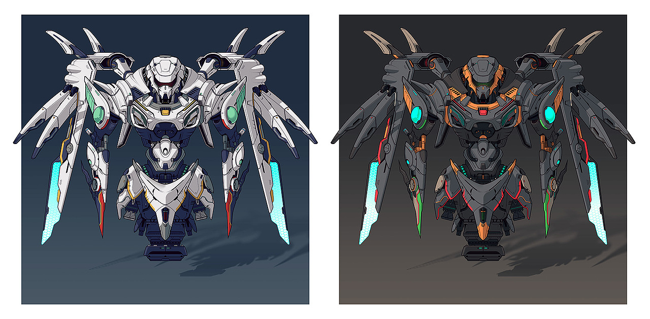 机动毒刺机型设计