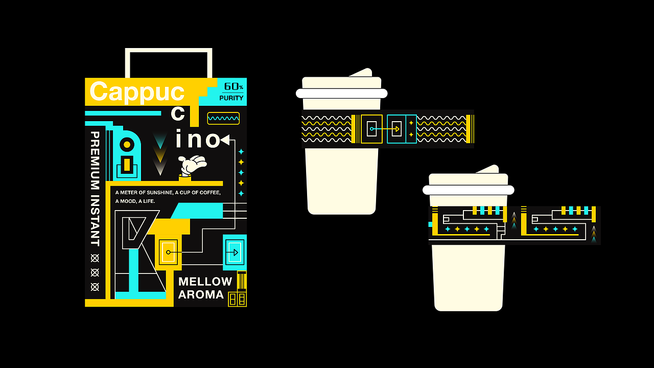 咖啡-卡布奇诺（图ZMzE1MDQ0ODc2） - 包装 - 站酷设计师天文_Design原创素材 - 站酷ZCOOL