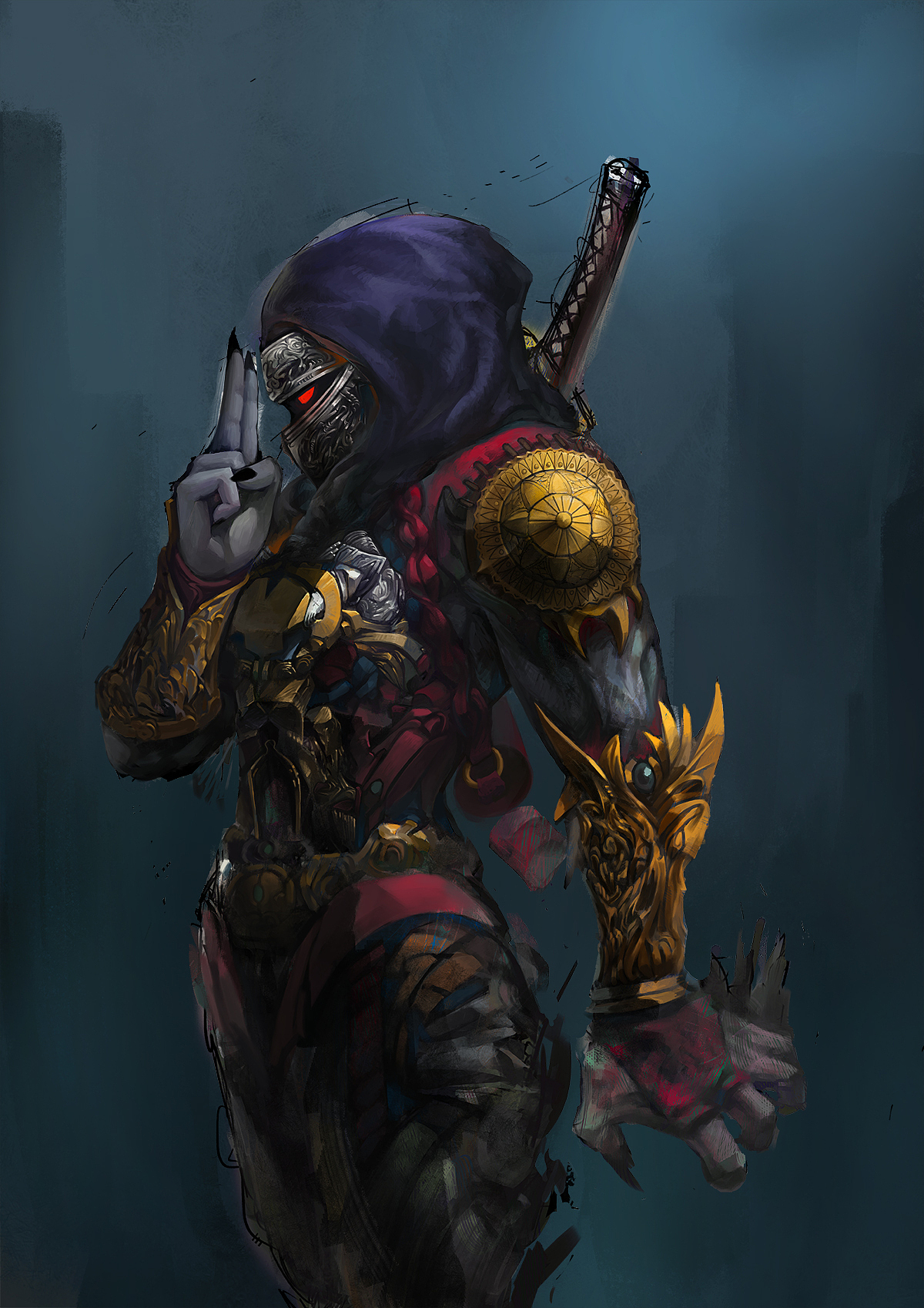 忍～（图ZMzEwNDQ2OTg0） - 创作习作 - 站酷设计师萧凉orz原创素材 - 站酷ZCOOL