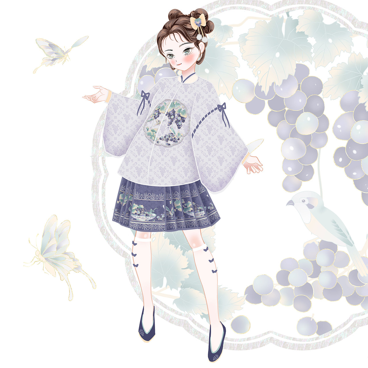 最近合集（图ZMzY3MzA0ODY0） - 传统/民族服饰 - 站酷设计师汉服设计糯米团子原创素材 - 站酷ZCOOL