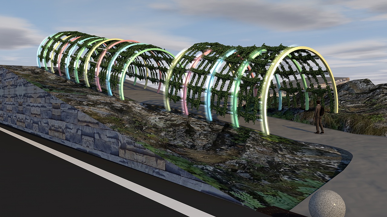 百里荒康养小镇景观标识和时光隧道（图ZMzQxMjY2MDc2） - 场景 - 站酷设计师宜昌阿东原创素材 - 站酷ZCOOL